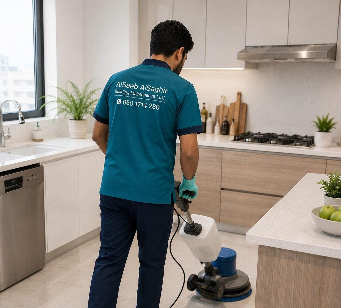AC cleaning technician
